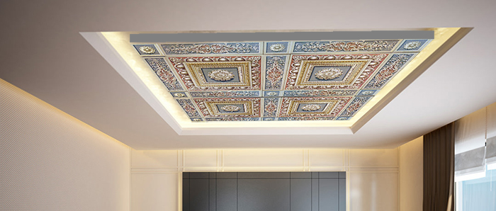 Soffitti decorati - soffitto decorato - Roma - Rosa Decorazioni - Andrea Rosa.